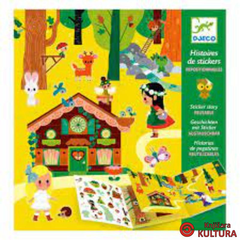 SLIKOVNICA SA NALJEPNICAMA - The magical forest DJ08956 