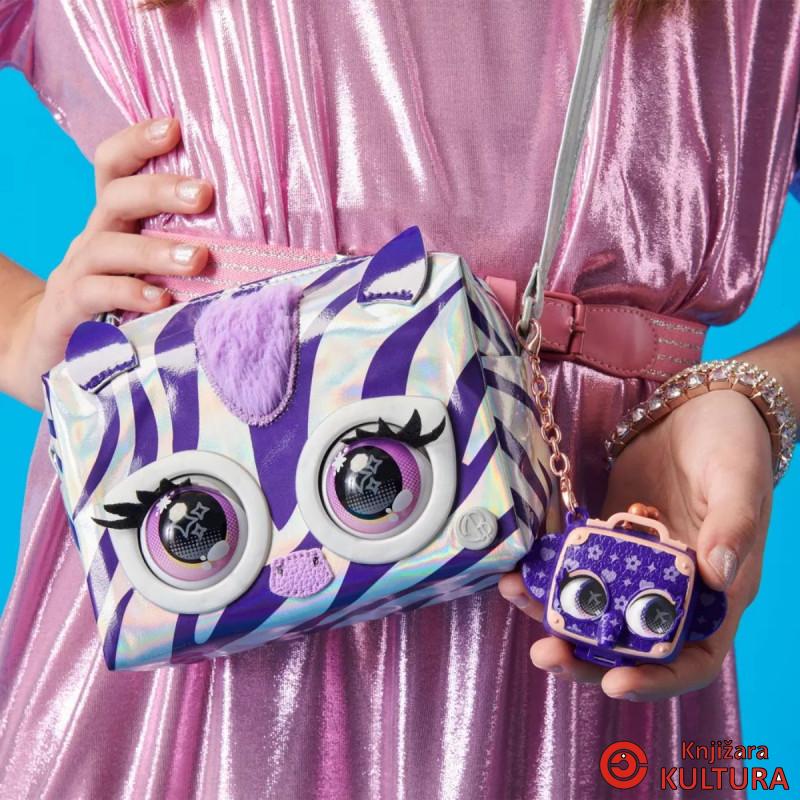 TORBICA PURSE PETS METALLIC MAGIC ZEBRA 