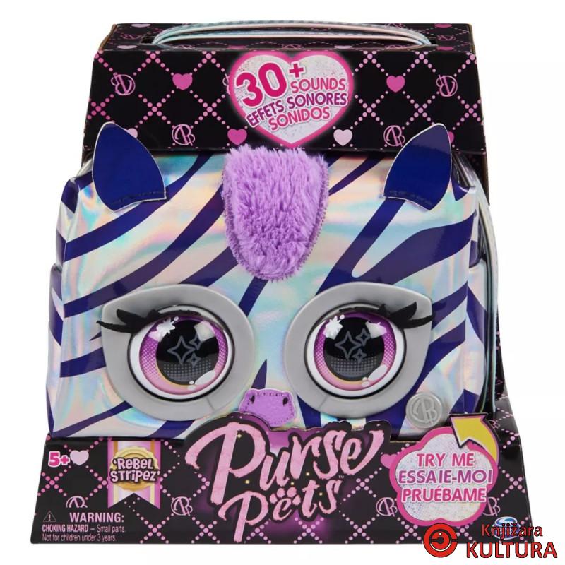 TORBICA PURSE PETS METALLIC MAGIC ZEBRA 