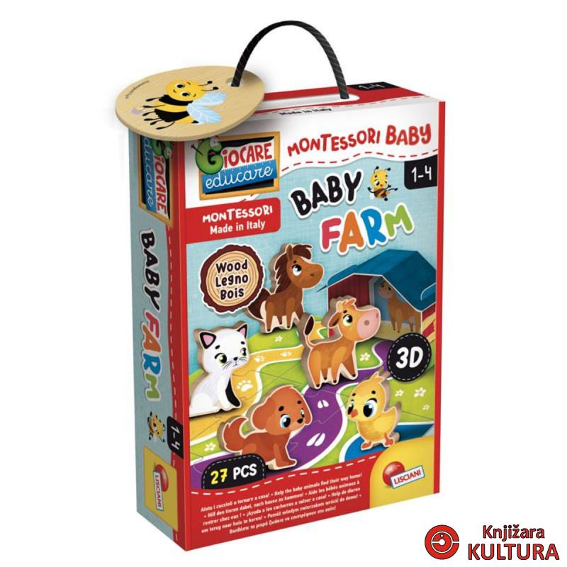 MONTESSORI DRVENA BABY FARMA 