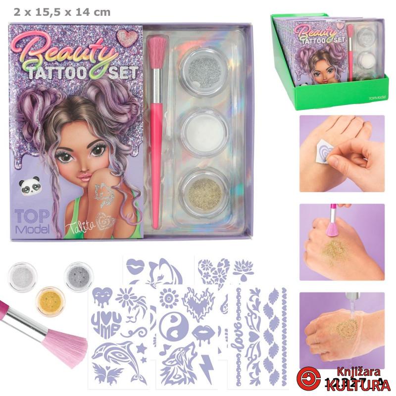 TOP MODEL GLITTER TETOVAŽE SET BEAUTY AND ME 