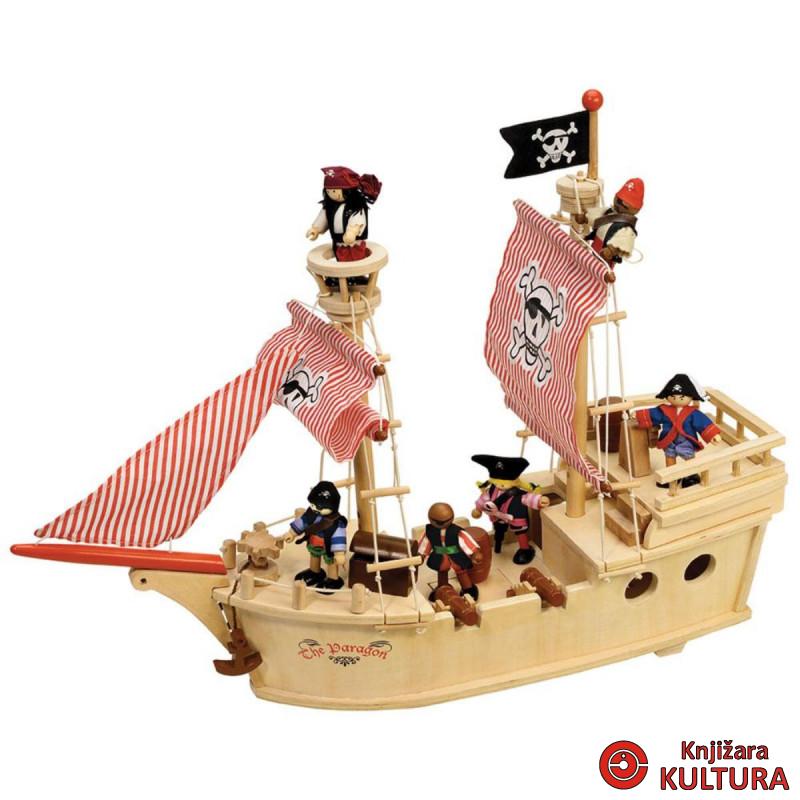 DRVENI PIRATSKI BROD T0094 