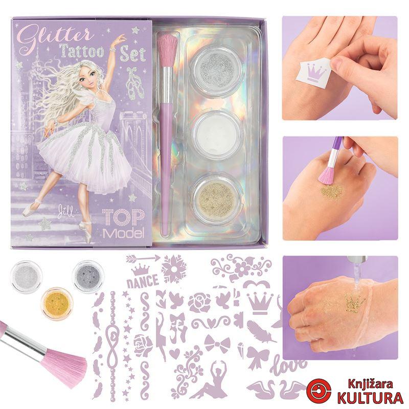 TOP MODEL GLITTER SET SA TETOVAŽAMA BALLET 