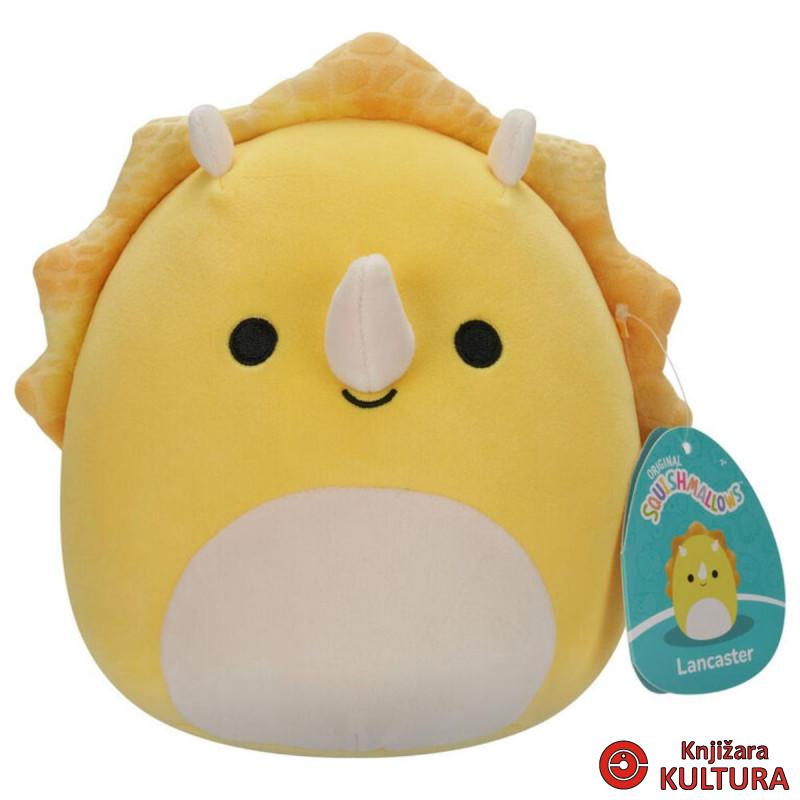 SQUISHMALLOWS 20 CM LANCASTER ŽUTI TRICERATOPS 