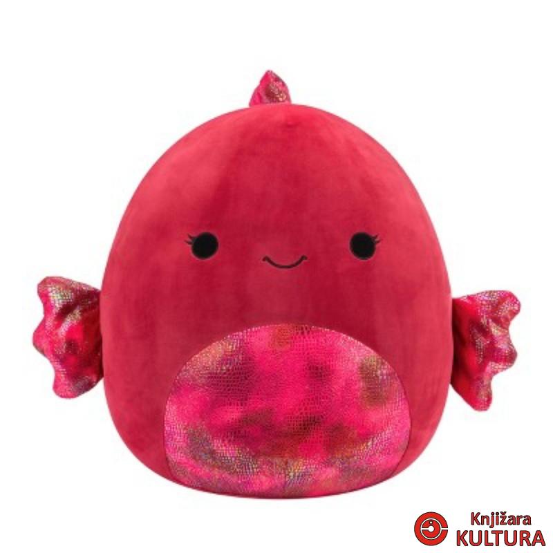 SQUISHMALLOWS 40 CM BARELLA RIBA BOJE MALINA 