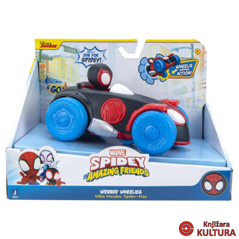 SPIDEY AND AMAZING FRIENDS PULL BACK VOZILO MILES MORALES 