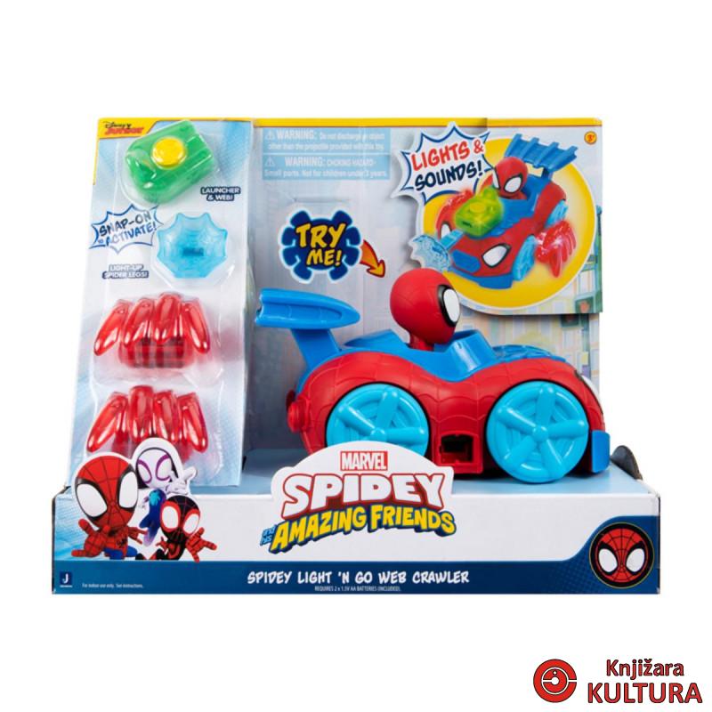 SPIDEY AND AMAZING SPIDEY WEB CRAWLER DELUXE VOZILO 