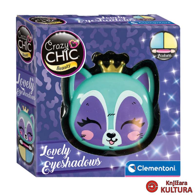 CLEMENTONI CRAZY CHIC RACCOON QUEEN ŠMINKA 