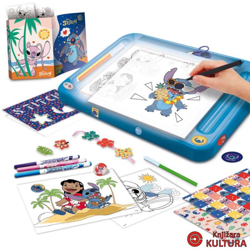 STITCH ŠKOLA CRTANJA SA SVJETLEĆOM PLOČOM 
