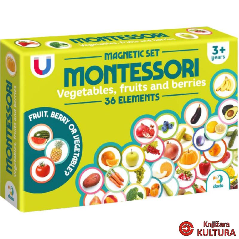 DODO MAGNETNI SET MONTESSORI VOĆE I POVRĆE 