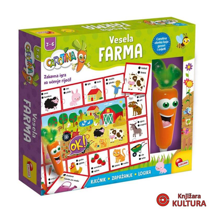 CAROTINA EDUKATIVNA IGRA VESELA FARMA + ČAROBNA OLOVKA 