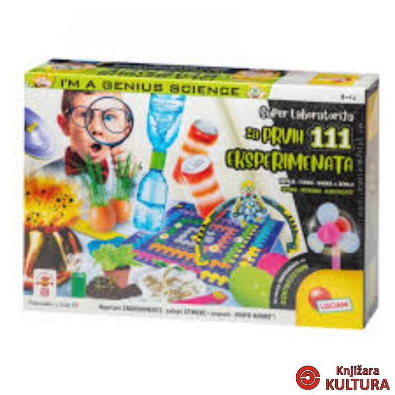MALI GENIJE EDU.SET SUPER LAB.SA 111 EKSPERIMENATA 