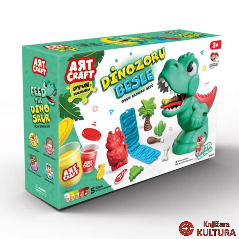 PLASTELIN ART CRAFT NAHRANI DINOSAURUSA 