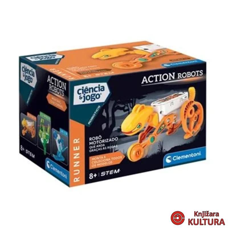 CLEMENTONI SCIENCE AND PLAY -ROBOT TRKAČ 