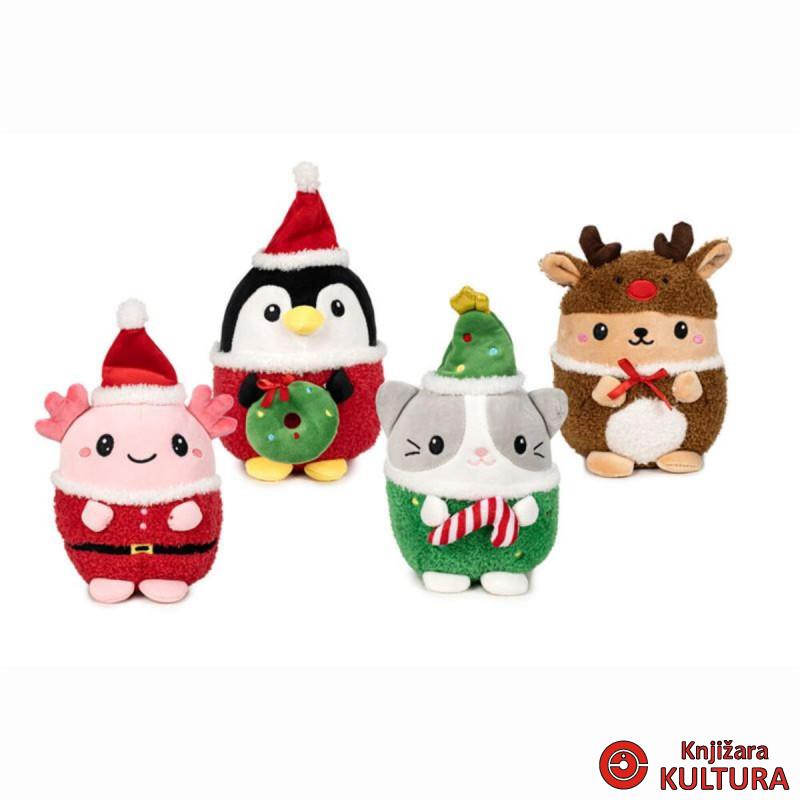 Kawaii michi božićni plišanci 19cm 