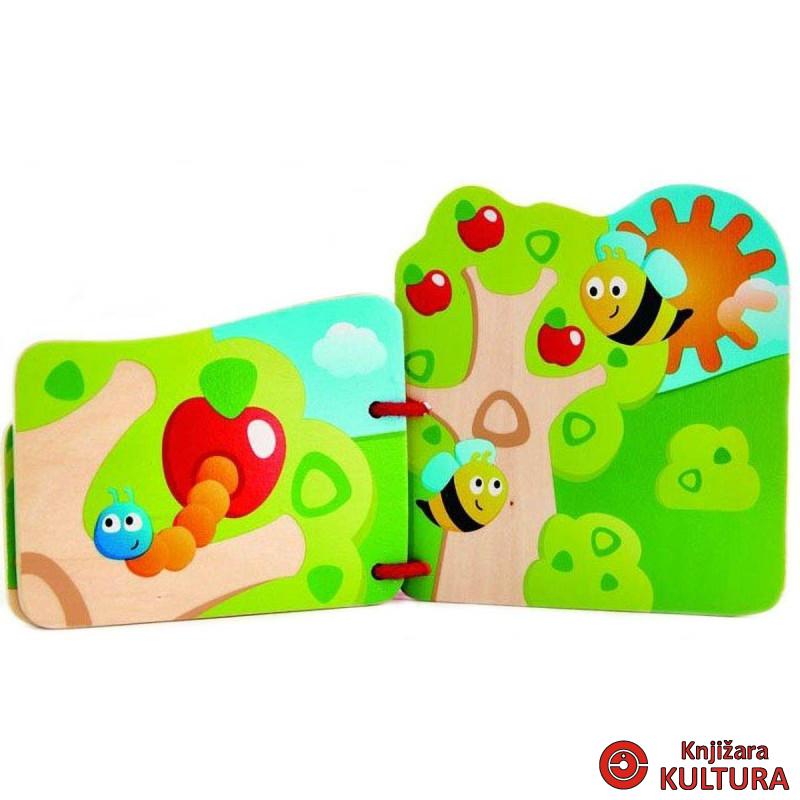 Hape drvena edukativna knjiga H0043 