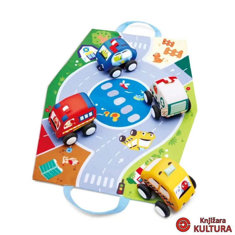 Hape plišani auto na povlačenje H0076 