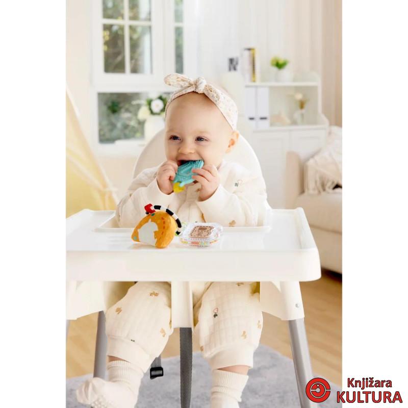 Hape baby ABC set zvečka, glodalica H0129 