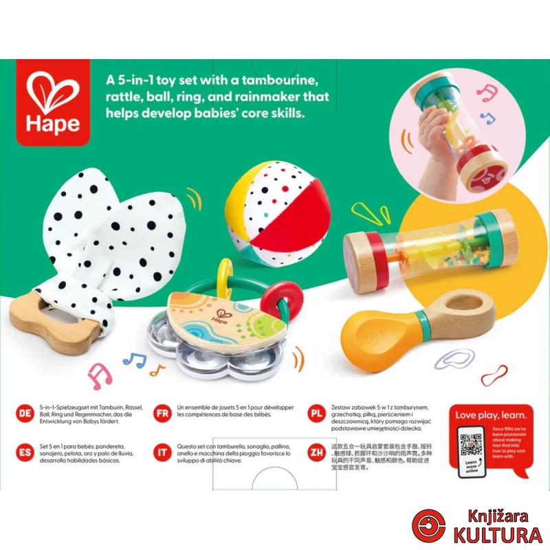 Hape baby set 5u1  H0130 