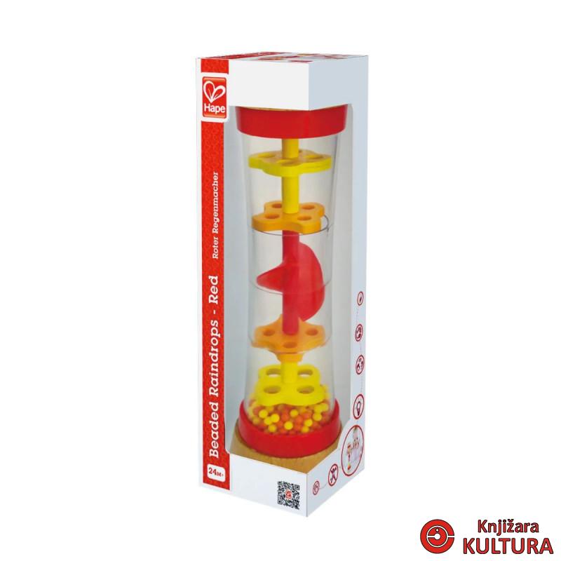 Hape igračka kišne kapi sa perlama crvena H0327 