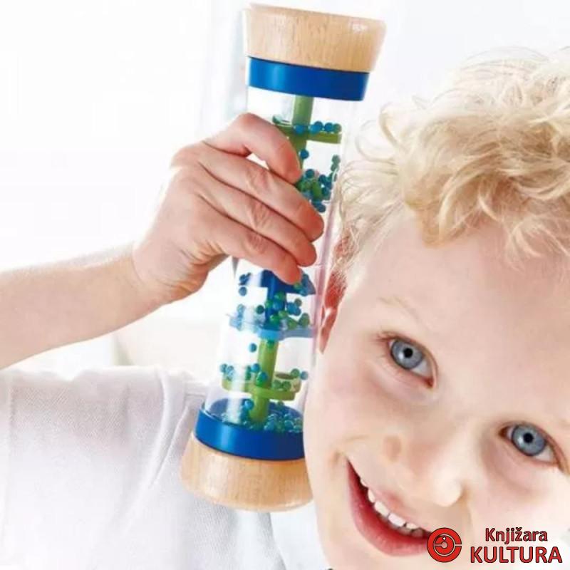 Hape igračka kišne kapi sa perlama-plava H0328 