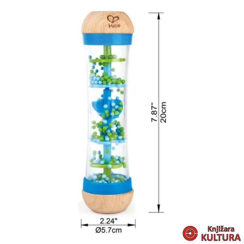 Hape igračka kišne kapi sa perlama-plava H0328 