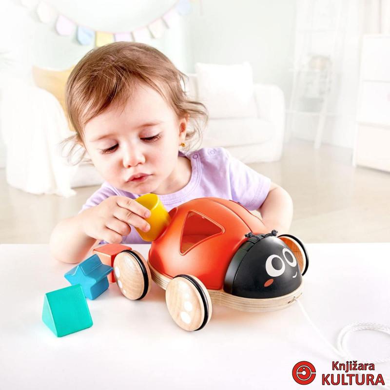 Hape igračka na povlačenje sa oblicima bubamara H0364 