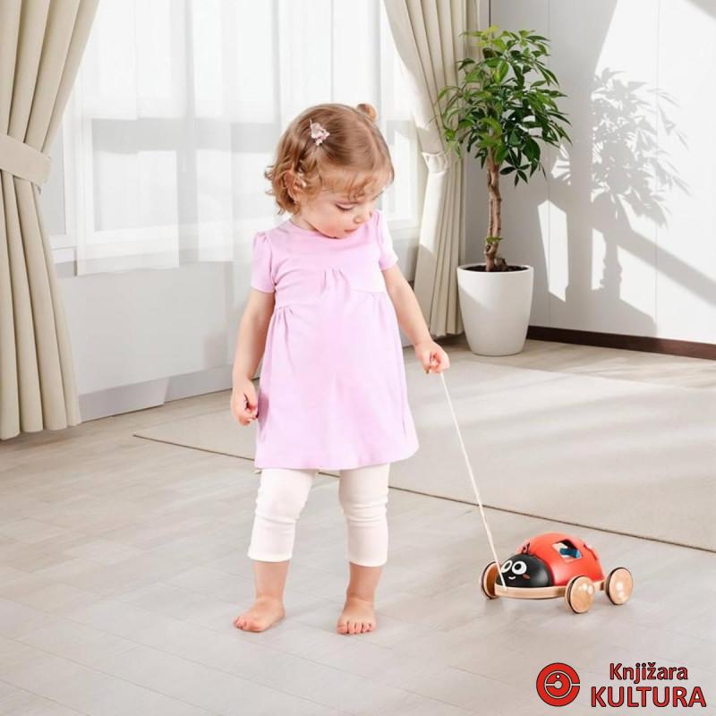 Hape igračka na povlačenje sa oblicima bubamara H0364 