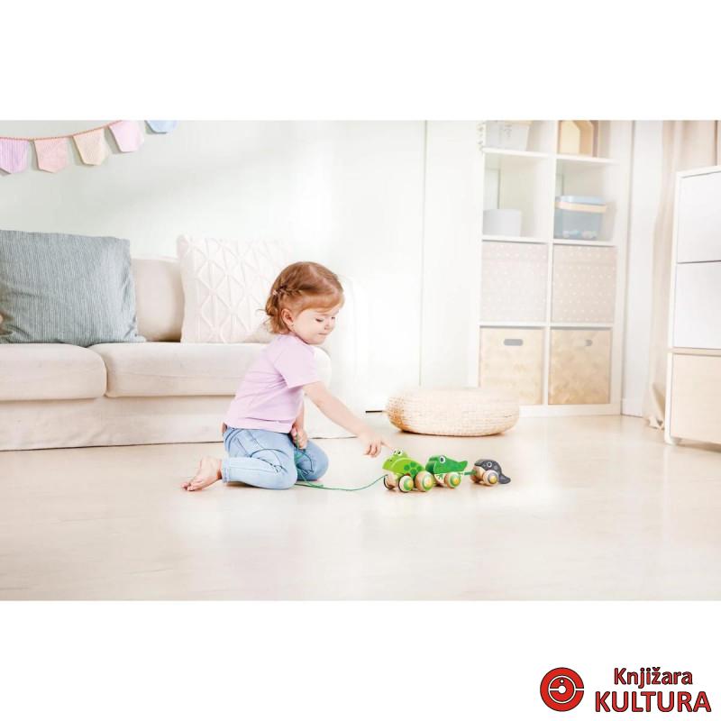 Hape igračka na povlačenje žaba H0365 
