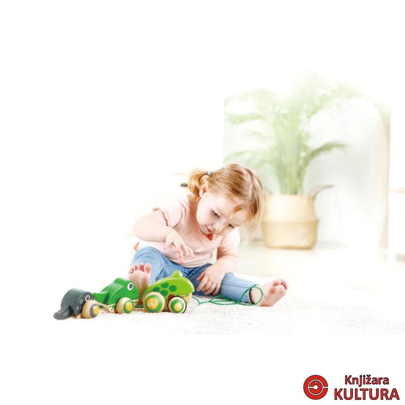 Hape igračka na povlačenje žaba H0365 