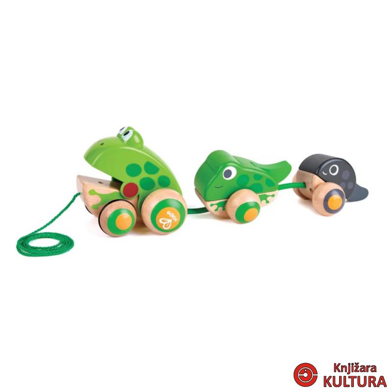 Hape igračka na povlačenje žaba H0365 