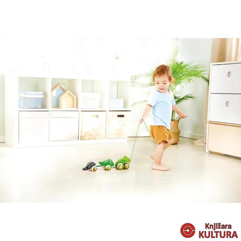 Hape igračka na povlačenje žaba H0365 