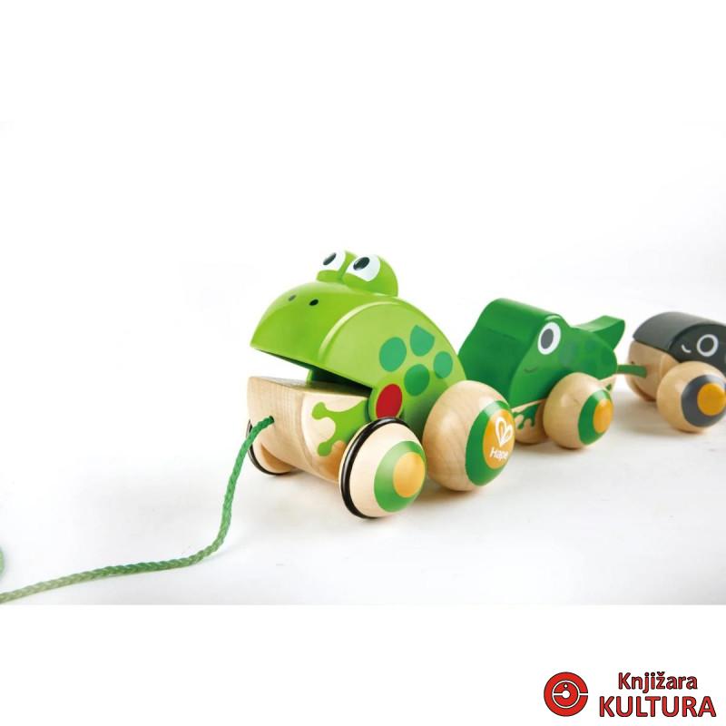 Hape igračka na povlačenje žaba H0365 