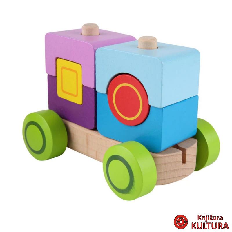 Hape drvena igračka voz H0417 