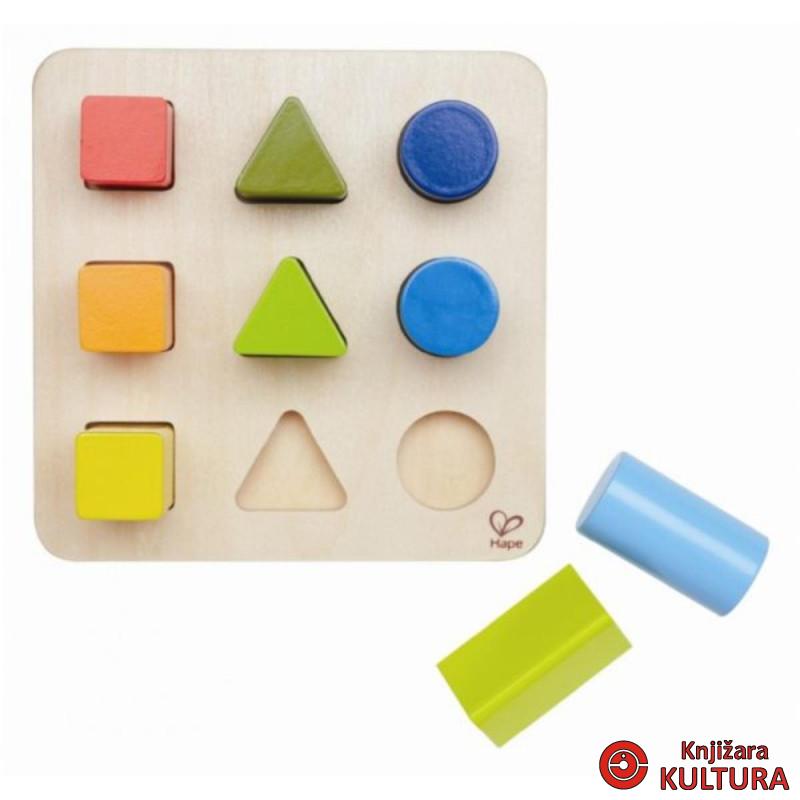 Hape drvene slagalice boje i oblici H0426 
