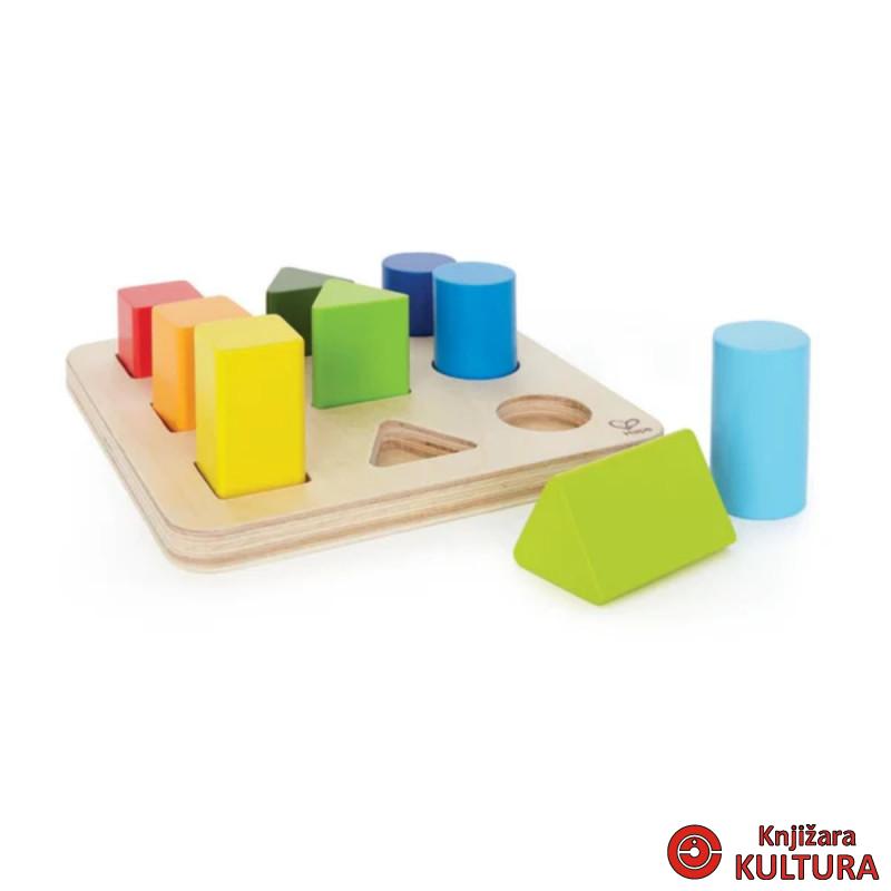 Hape drvene slagalice boje i oblici H0426 