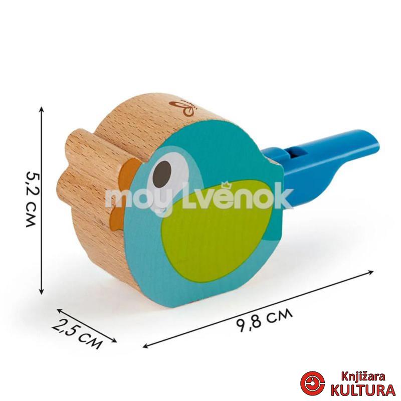 Hape pištaljka Turquoise Bird H0472 
