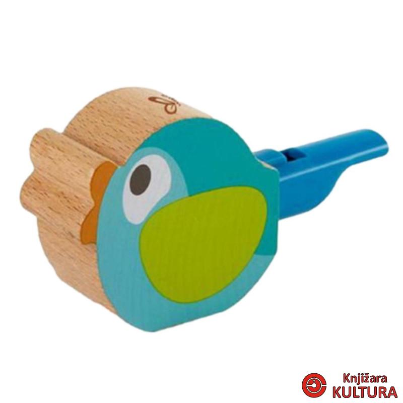 Hape pištaljka Turquoise Bird H0472 