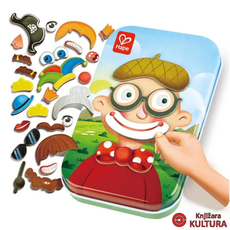 Hape magnetna igra Fuuny Faces H0476 