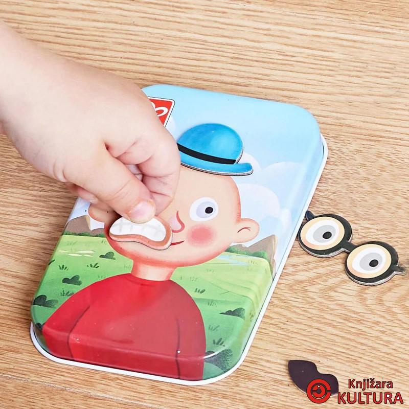 Hape magnetna igra Fuuny Faces H0476 