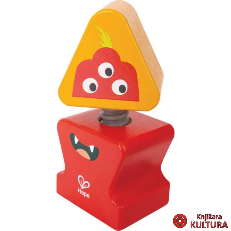 Hape drveni blokovi slagalice Monster H0495 