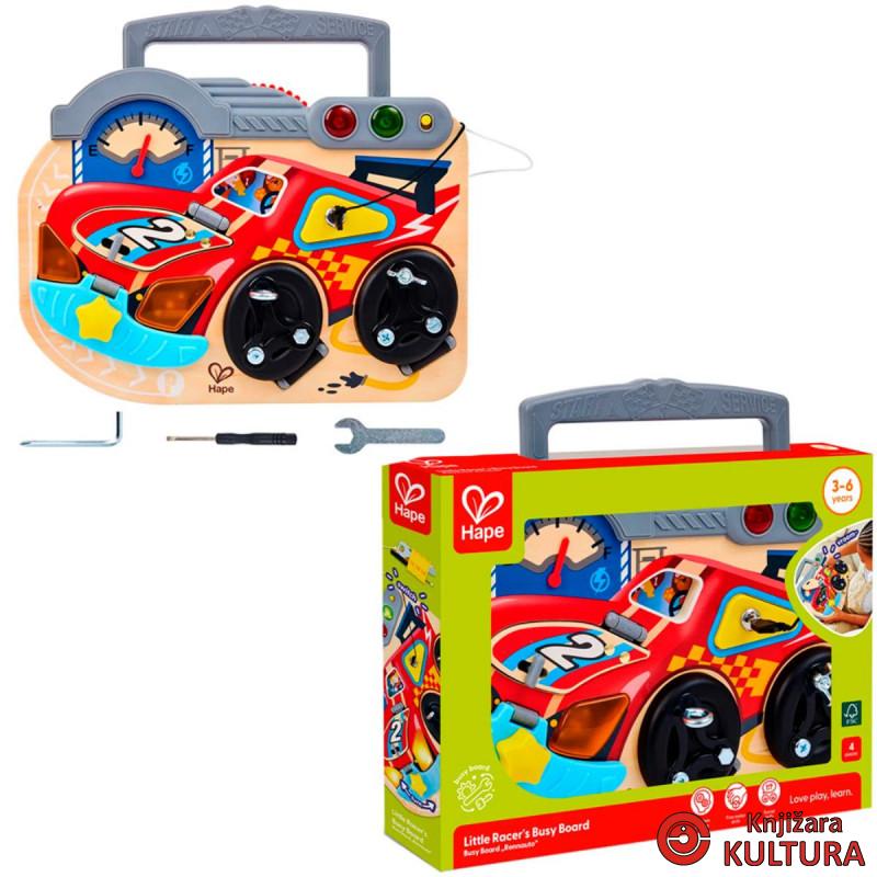 Hape mekana knjiga Little Racer H1120 