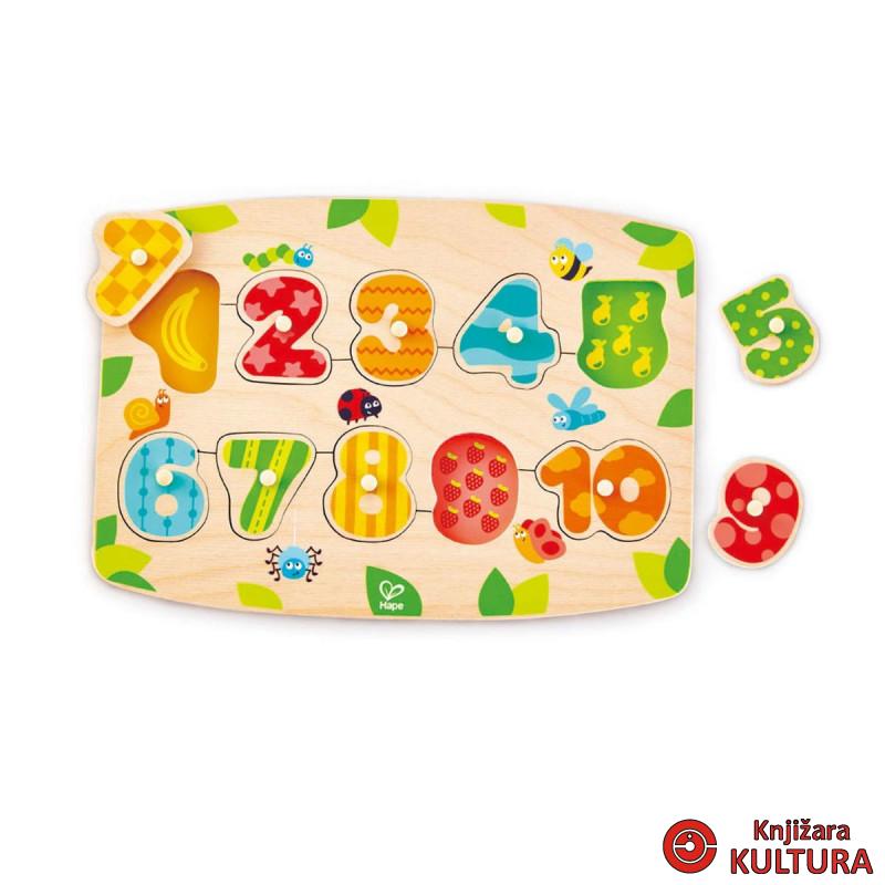 Hape drvena slagalica brojevi H1404 