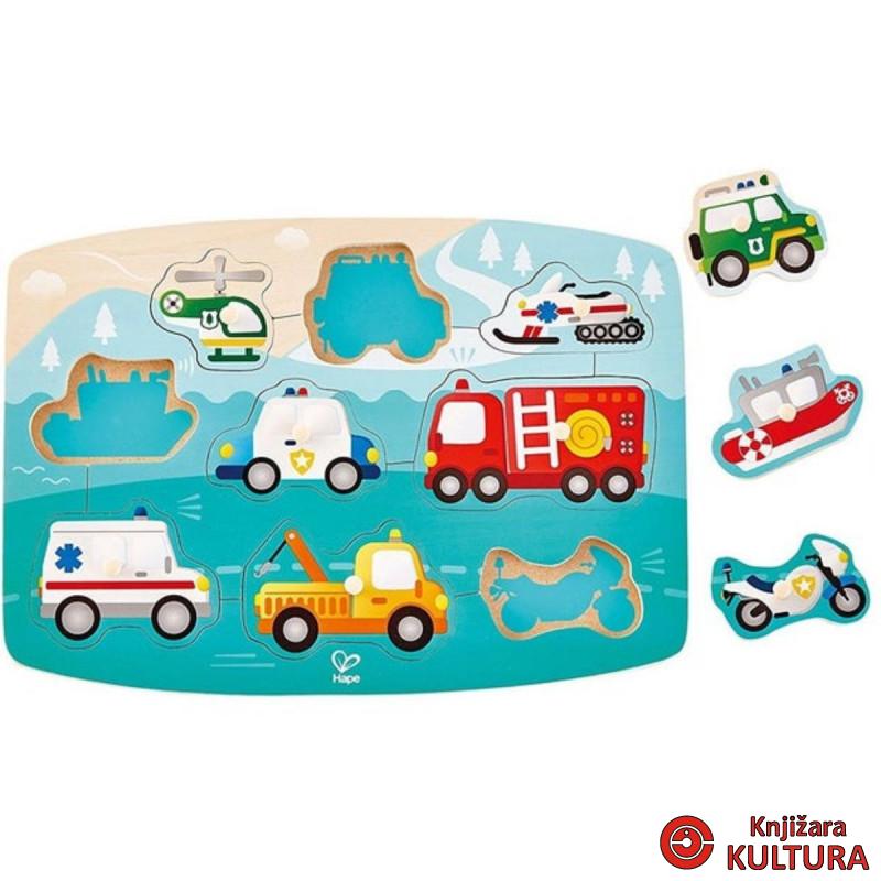 Hape drvena slagalica Emergency H1406 