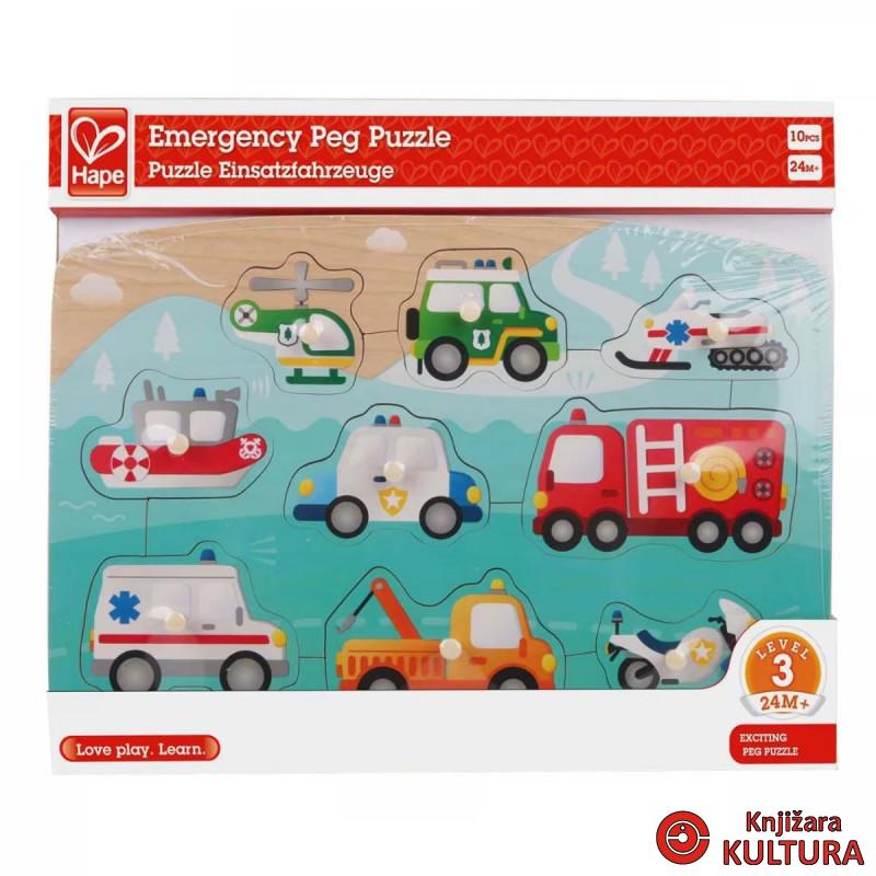 Hape drvena slagalica Emergency H1406 