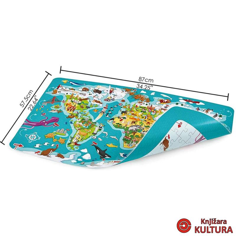 Hape puzzle karta svijeta H1626 