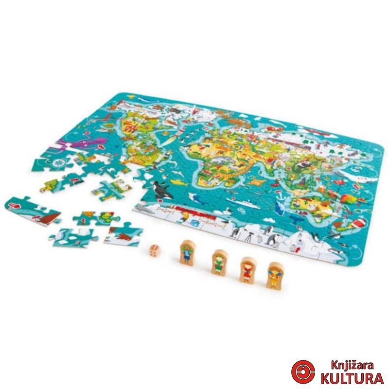 Hape puzzle karta svijeta H1626 
