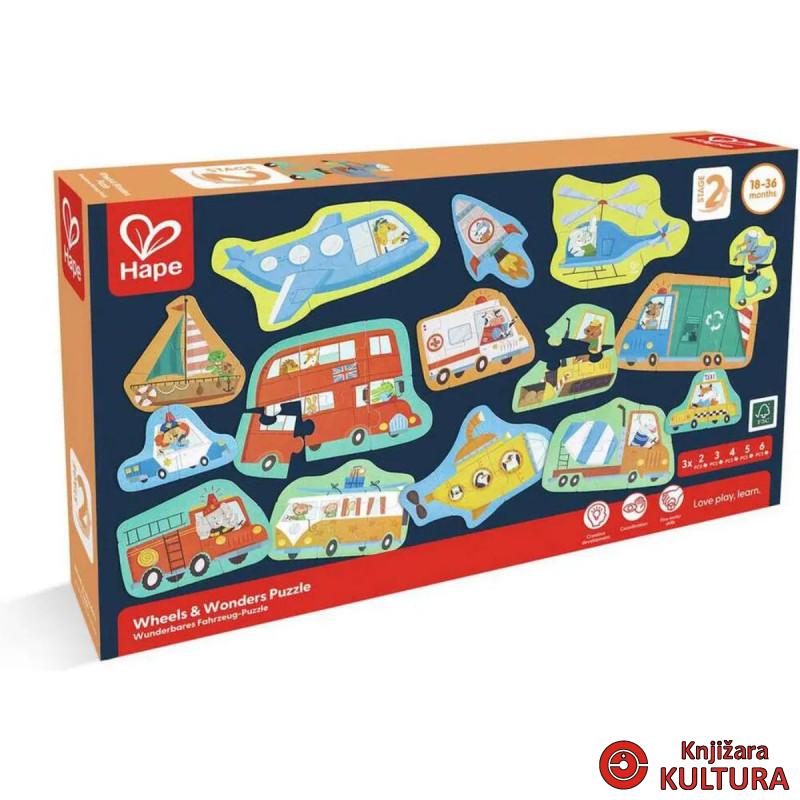 Hape puzzle vozila H1649 