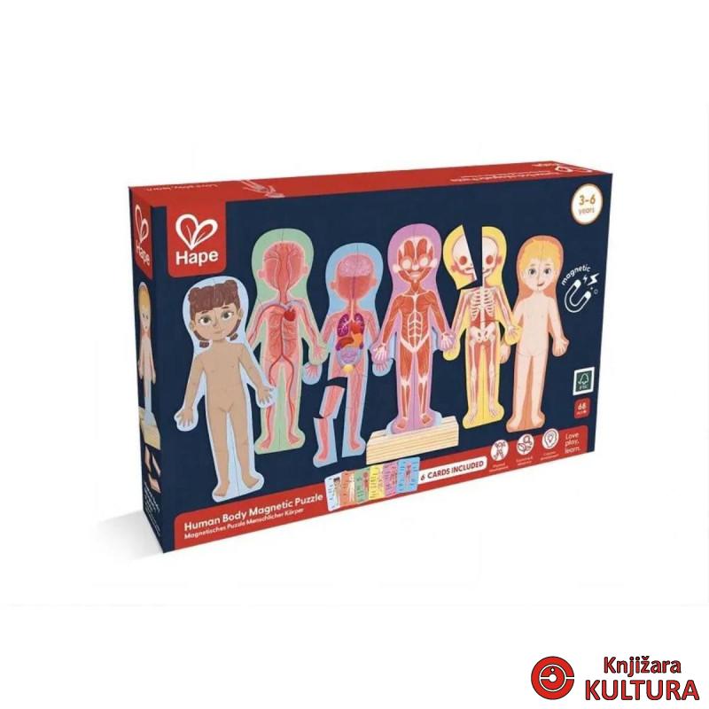 Hape magnetne puzzle ljudsko tijelo H1652 