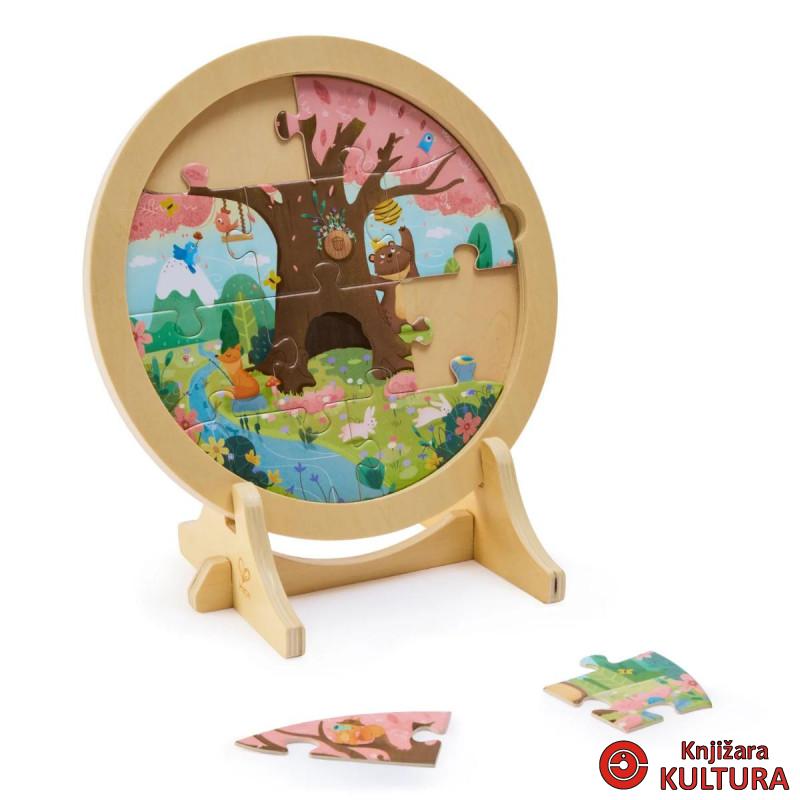 Hape puzzle četiri godišnja doba H1653 